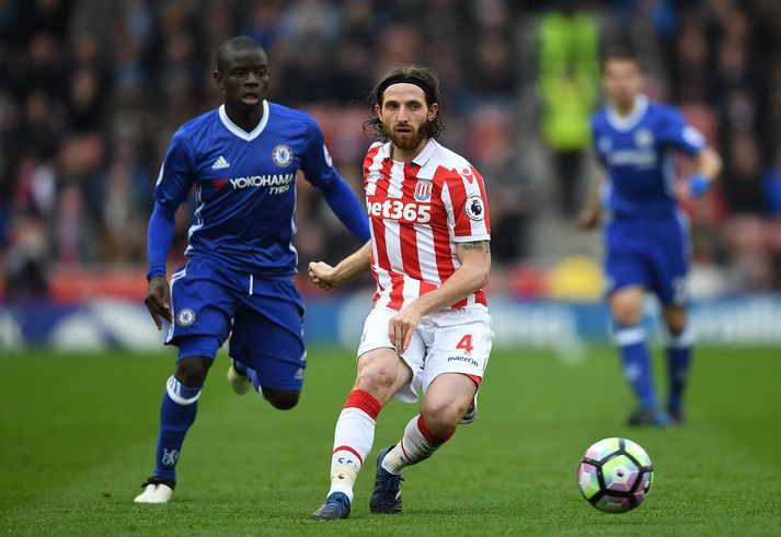 Joe Allen í leik með Stoke.