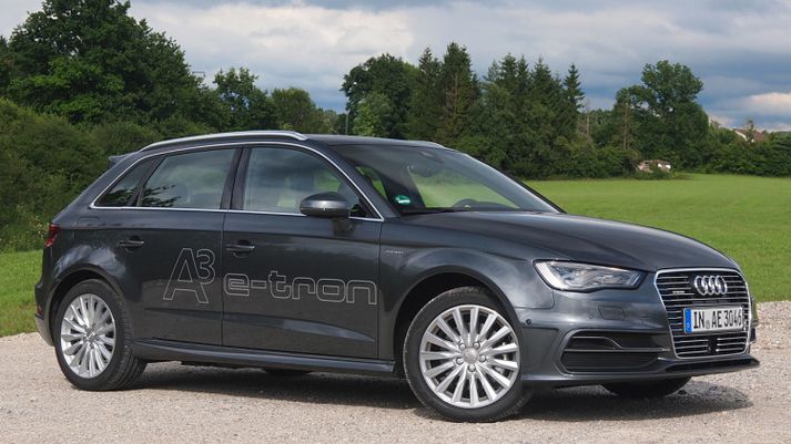 Audi A3 e-tron er að fullu knúinn rafmagni.