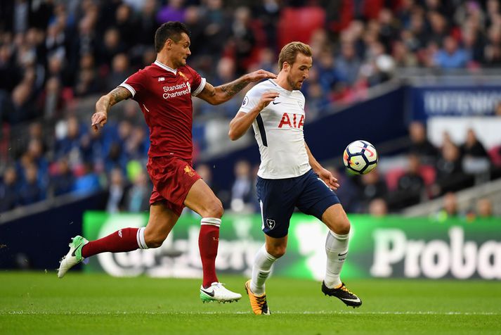 Lovren í leiknum umtalaða gegn Tottenham. Ekki hans besti dagur.