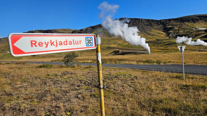 Í dag koma um 400 þúsund ferðamenn í Reykjadal á hverju ári en reiknað er með að þeir verði um 700 þúsund þegar yfirstandandi framkvæmdum verður lokið.