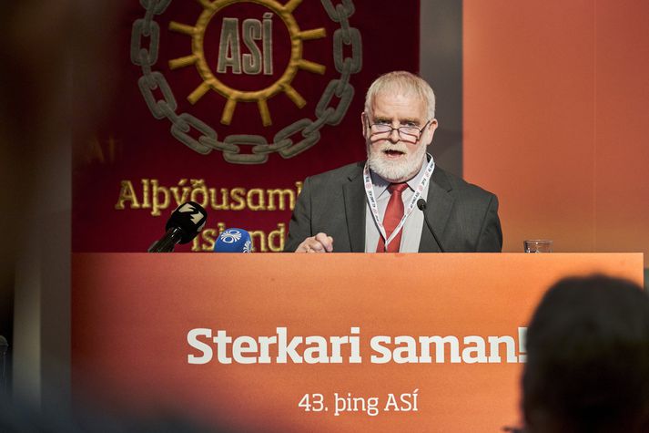 Gylfi Arnbjörnsson, fyrrverandi forseti ASÍ.
