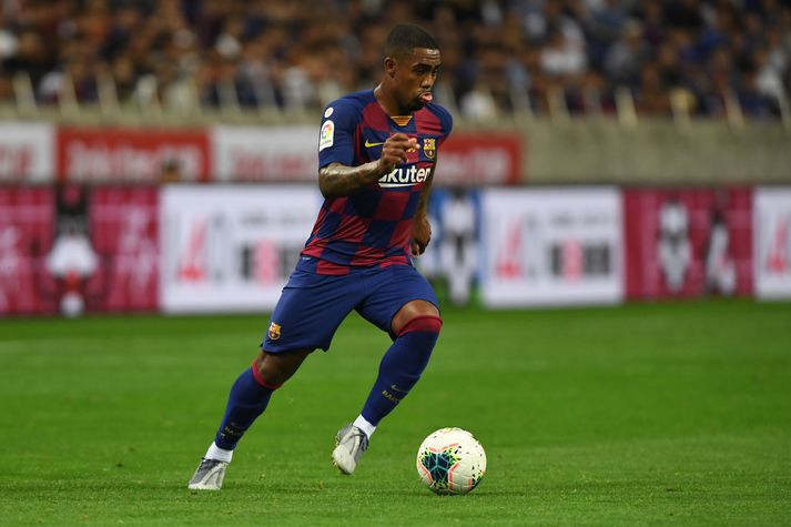 Malcom í leik með Barcelona á síðustu leiktíð.