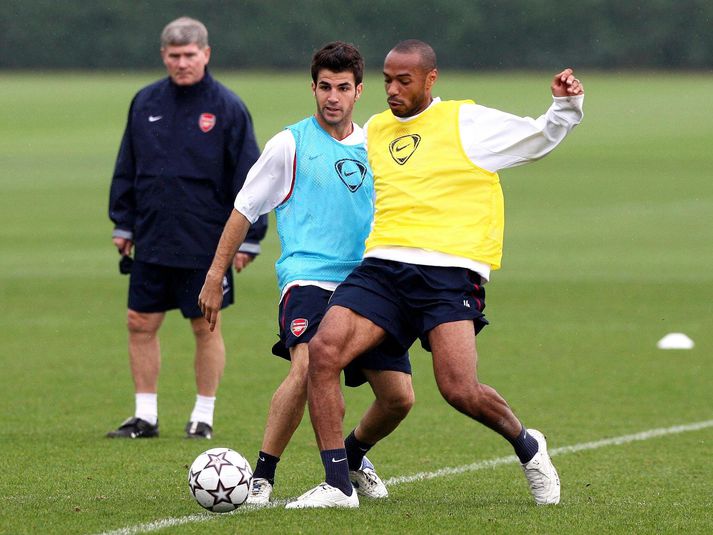 Cesc og Thierry er þeir léku saman með Arsenal.