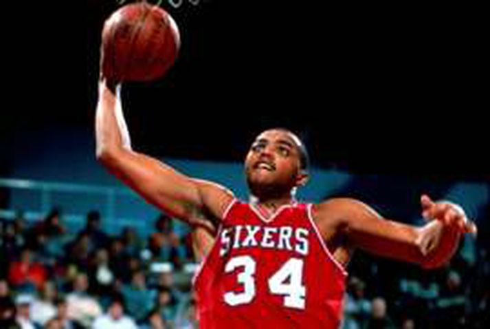 Charles Barkley var aðalstjarna Philadelphia um árabil líkt og Allen Iverson