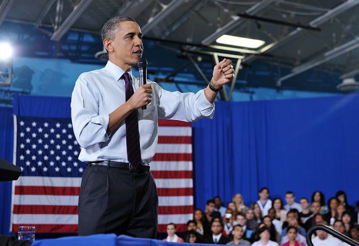 Barack Obama þarf ekki að hafa miklar áhyggjur af vinsældum mótframbjóðenda sinna enn sem komið er. NordicPhotos/AFP