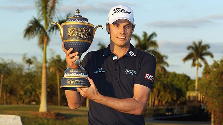 Nick Watney sigraði á heimsmótinu í golfi sem lauk á Doral vellinum í Miami í gær. Þetta er í fyrsta sinn sem hinn 29 ára gamli bandaríski kylfingur sigrar á heimsmótaröðinni.