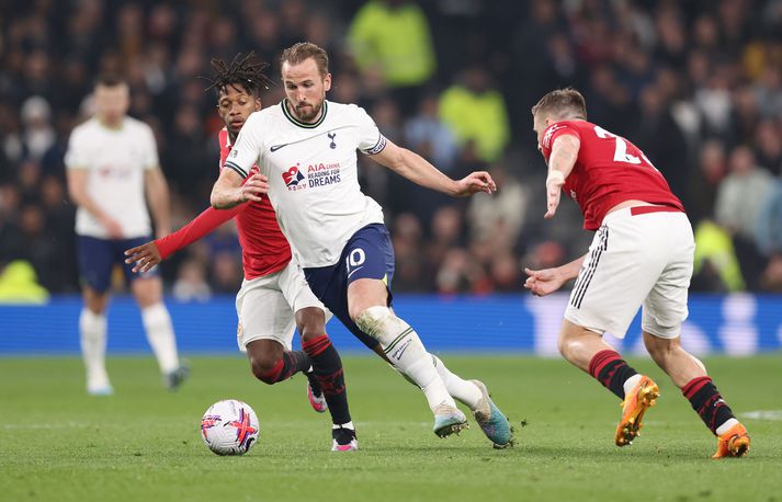 Manchester United er búið að gefast upp í eltingaleik við Harry Kane.