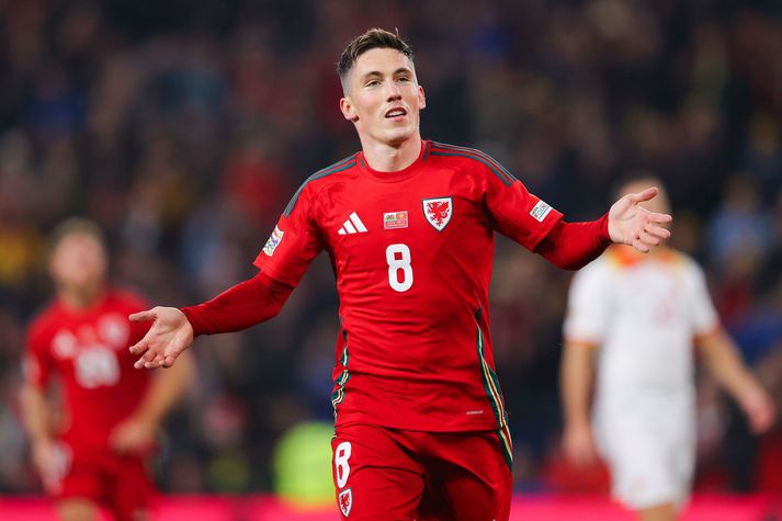 Harry Wilson tryggði Wales mikilvægan sigur.