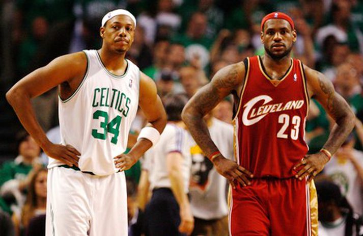 Paul Pierce og LeBron James leiða saman hesta sína á Stöð 2 Sport klukkan eitt í nótt