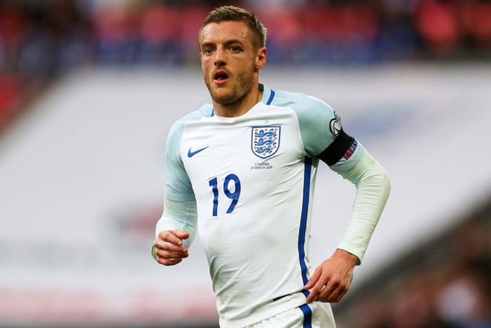 Jamie Vardy hefur leikið 17 landsleiki og skorað sex mörk.