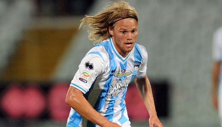 Birkir Bjarnason í leik með Pescara.