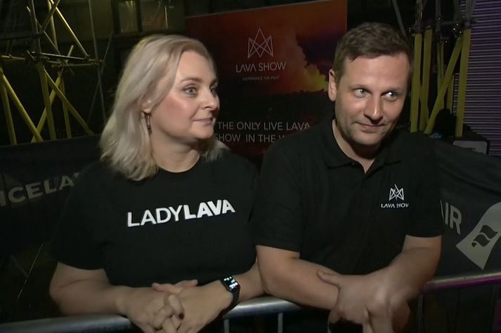 Júlíus Ingi Jónsson og Ragnhildur Ágústsdóttir eru stofnendur Lava show.