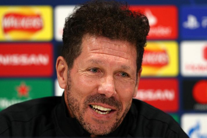 Diego Simeone er með liðið sitt fullt af baráttumönnum eins og hann var sjálfur.