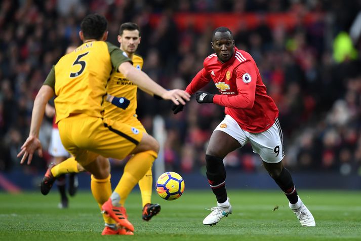 Lukaku í leiknum gegn Brighton.