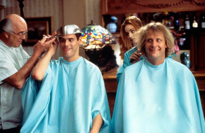 Jim Carrey og Jeff Daniels í Dumb and Dumber.