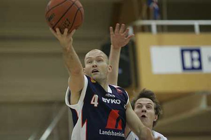 Gunnar Einarsson og félagar í Keflavík voru ekki í vandræðum með Stjörnumenn í kvöld