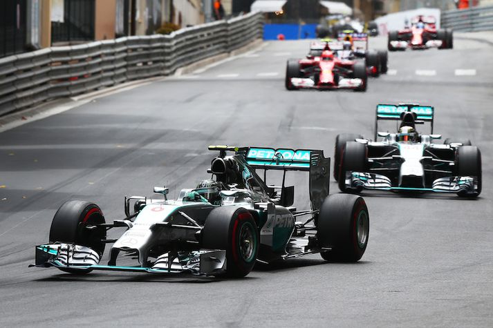 Rosberg hafði betur gegn Hamilton í Mónakó