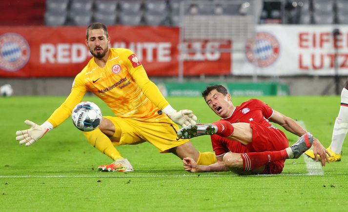 Robert Lewandowski gerði gæfumuninn í kvöld eins og svo oft áður.