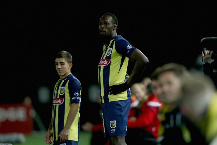 Usain Bolt í búningi Central Coast Mariners.