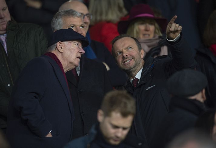 Ferguson og Woodward sátu saman í stúkunni á Bramall Lane.