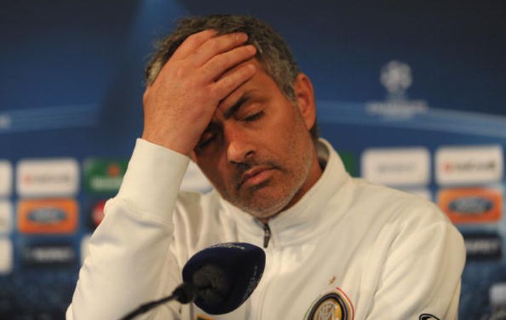 Jose Mourinho, stjóri Inter.