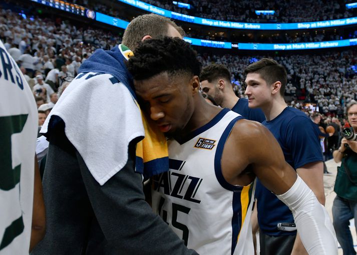 Donovan Mitchell og félagar í Utah Jazz þurfa að ferðast mikið á komandi tímabili.