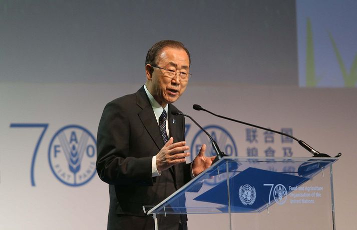 Ban Ki-moon, framkvæmdastjóri Sameinuðu þjóðanna.