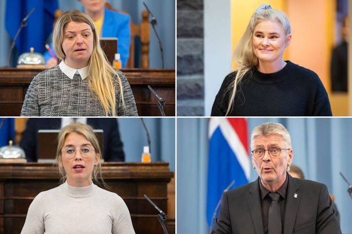 Jódís, Hildur, Diljá og Guðmundur fengju sennilega einhvers konar ástundunarviðurkenningu fyrir síðasta þing ef Alþingi væri framhaldsskóli.