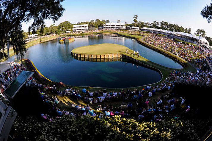 17. holan á TPC Sawgrass er mögnuð.