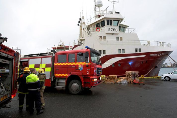 Í febrúar kom upp reykur í vélarrúmi sama skips þegar það var bundið við bryggju í Hafnarfjarðarhöfn. 