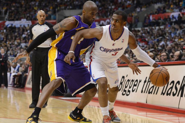 Chris Paul og Kobe Bryant.