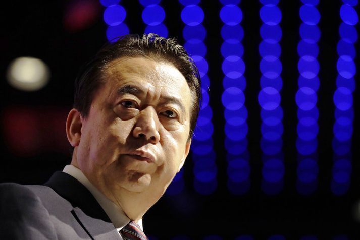 Meng Hongwei hefur gegnt embætti forseta Interpol frá árinu 2016.