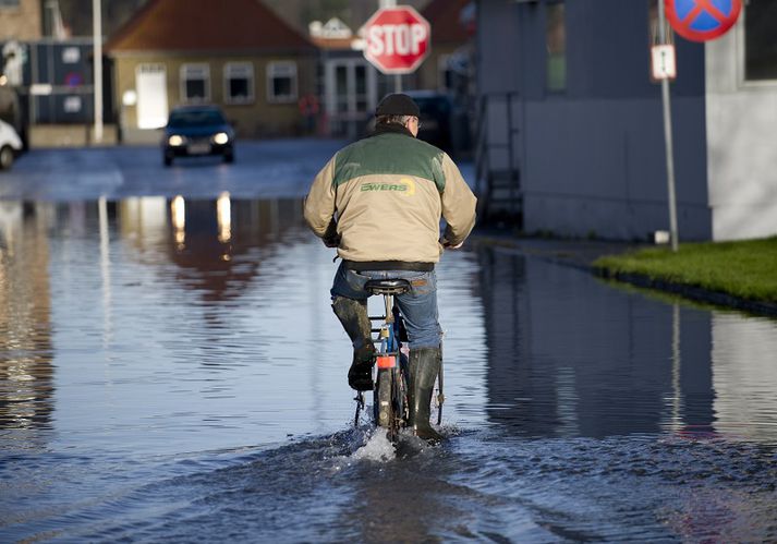 Mikil flóð hafa valdið usla á austurströnd Svíþjóðar í dag, meðal annars í Oskarshamn og Kalmar. Myndin tengist fréttinni ekki beint.