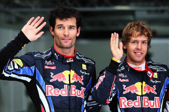 Mark Webber og Sebastian Vettel eiga báðir möguleika á meistaratitlinum í Formúlu 1.