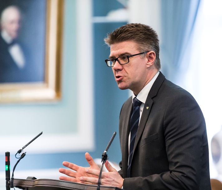 Gunnar Bragi Sveinsson utanríkisráðherra.