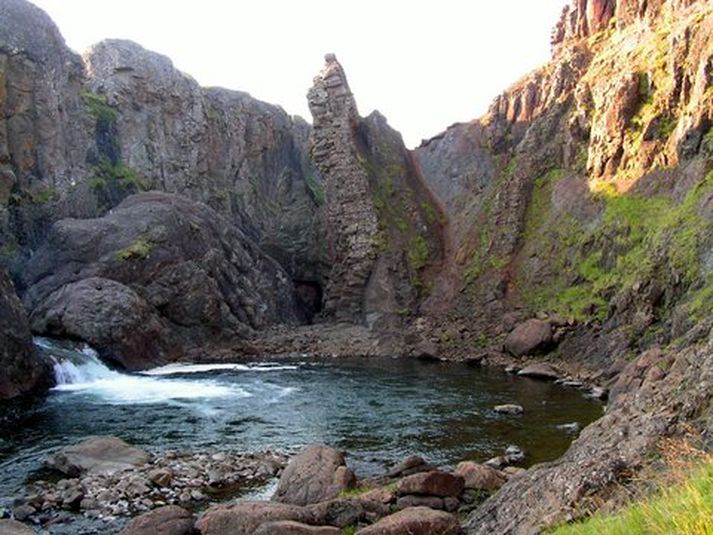 Kerið er einn af fallegri veiðistöðum Gljúfurár.