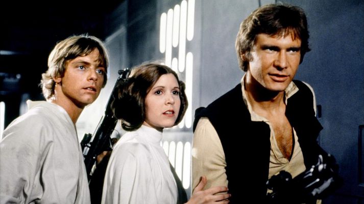 Mark Hamill, Carrie Fisher og Harrison Ford munu endurtaka hlutverk sín úr upprunalegu Star Wars-seríunni.