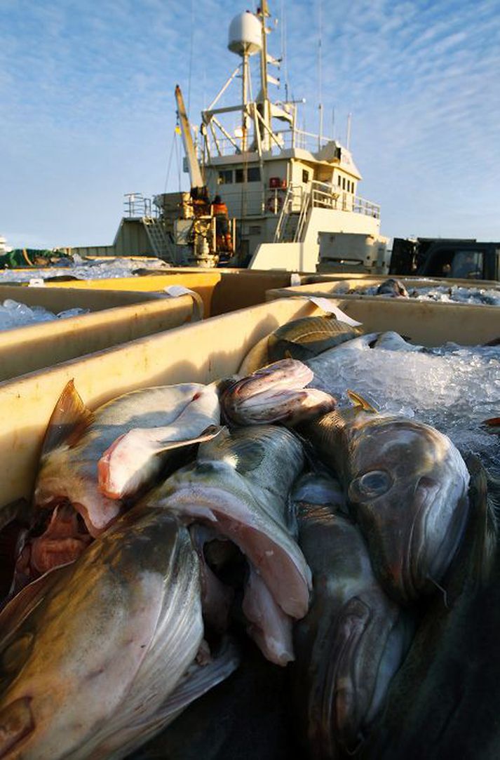 Deilur Sjávarútvegs- og landbúnaðarráðuneytið telur að sjávarútvegsfyrirtæki muni halda eftir rúmum 70% af hagnaði sínum fyrir fjármagnsliði verði frumvarpið að lögum. Það myndi þýða 53,5 milljarða króna ef miðað er við hagnað þeirra í fyrra. Samt telja bankar að fjölmörg fyrirtæki myndu lenda í greiðsluvanda. FRÉTTABLAÐIÐ/egill