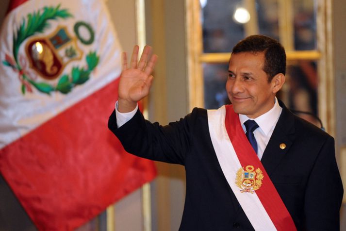Ollanta Humala, nýkjörinn forseti Perú.