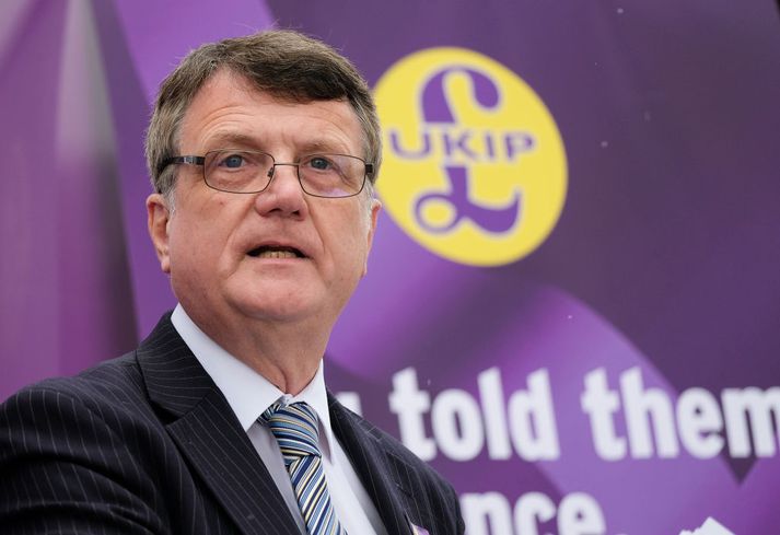 Gerard Batten tók við formennsku í UKIP í apríl á síðasta ári.