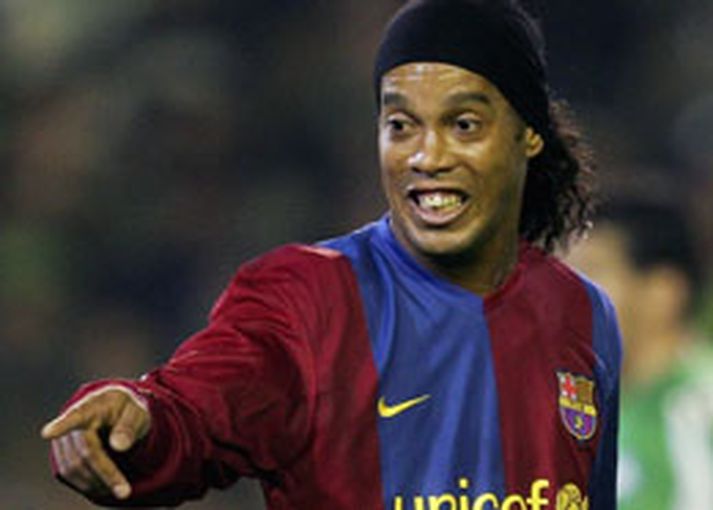 Ronaldinho var frábær í kvöld.