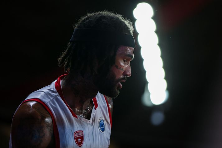  Willie Cauley-Stein í leik með ítalska félaginu Itelyum Varese í FIBA Europe Cup á síðustu leiktíð.