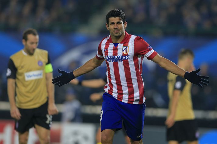 Diego Costa er búinn að vera frábær með Atlético Madrid á þessu tímabili.