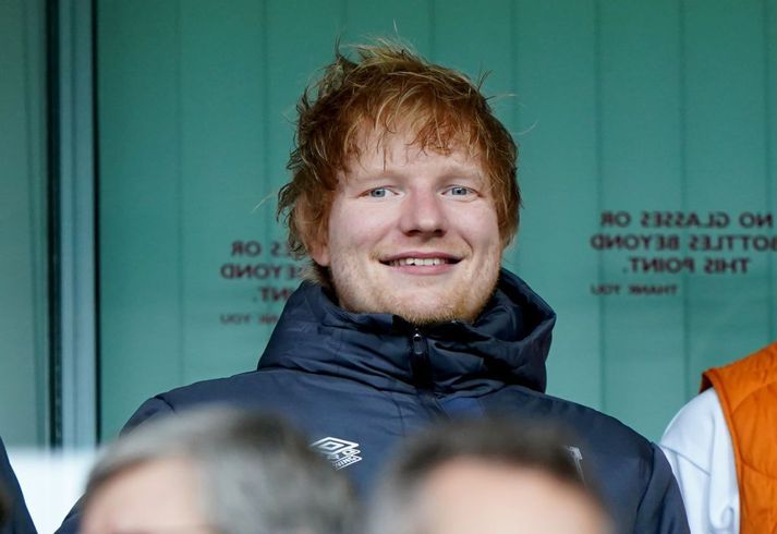 Ed Sheeran er eldheitur stuðningsmaður Ipswich Town.