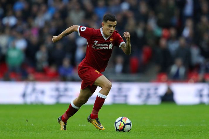 Philippe Coutinho hefur skorað fjögur mörk fyrir Liverpool á tímabilinu.