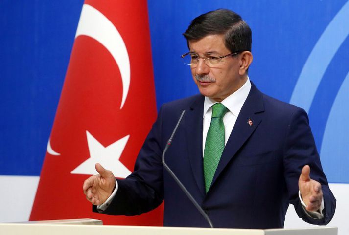 Ahmet Davutoglu forsætisráðherra.