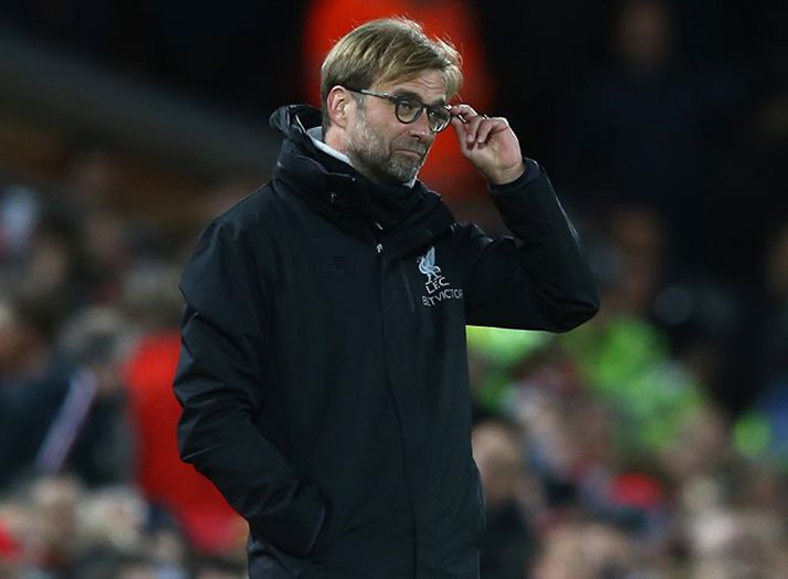 Klopp og hans menn eru sex stigum á eftir toppliði Chelsea.