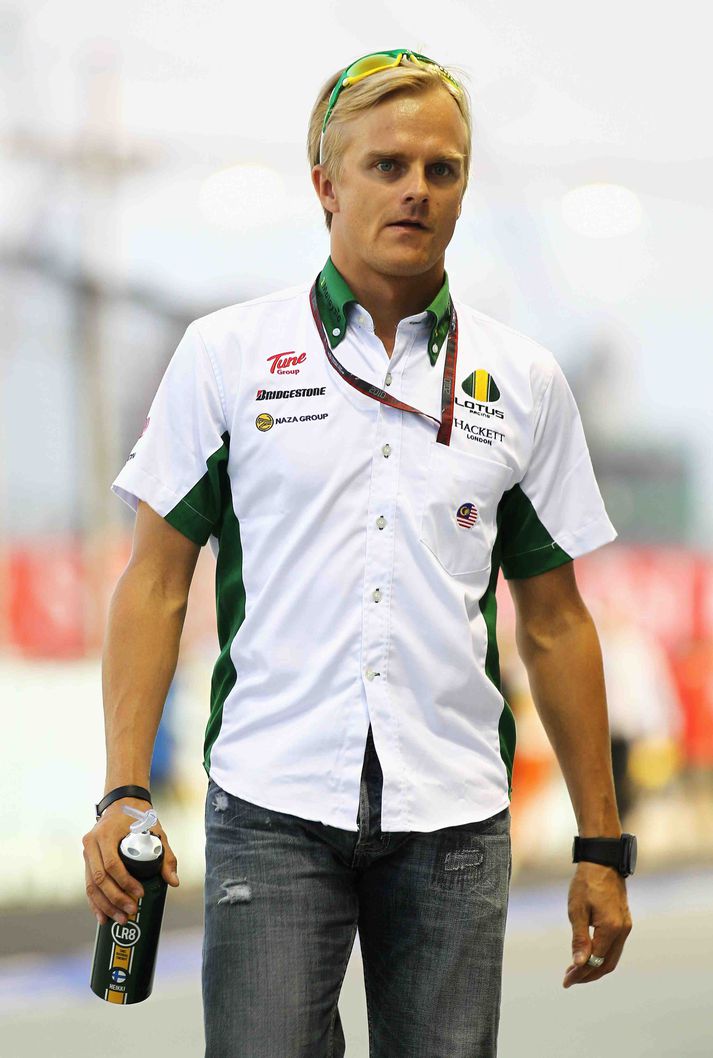 Heikki Kovalainen er ökumaður Lotus í Formúlu 1.