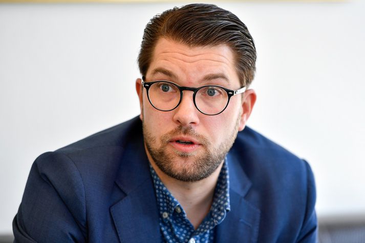 Jimmie Åkesson er formaður Svíþjóðardemókrata.