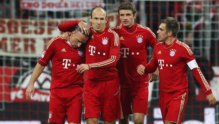 Arjen Robben og Franck Ribery.